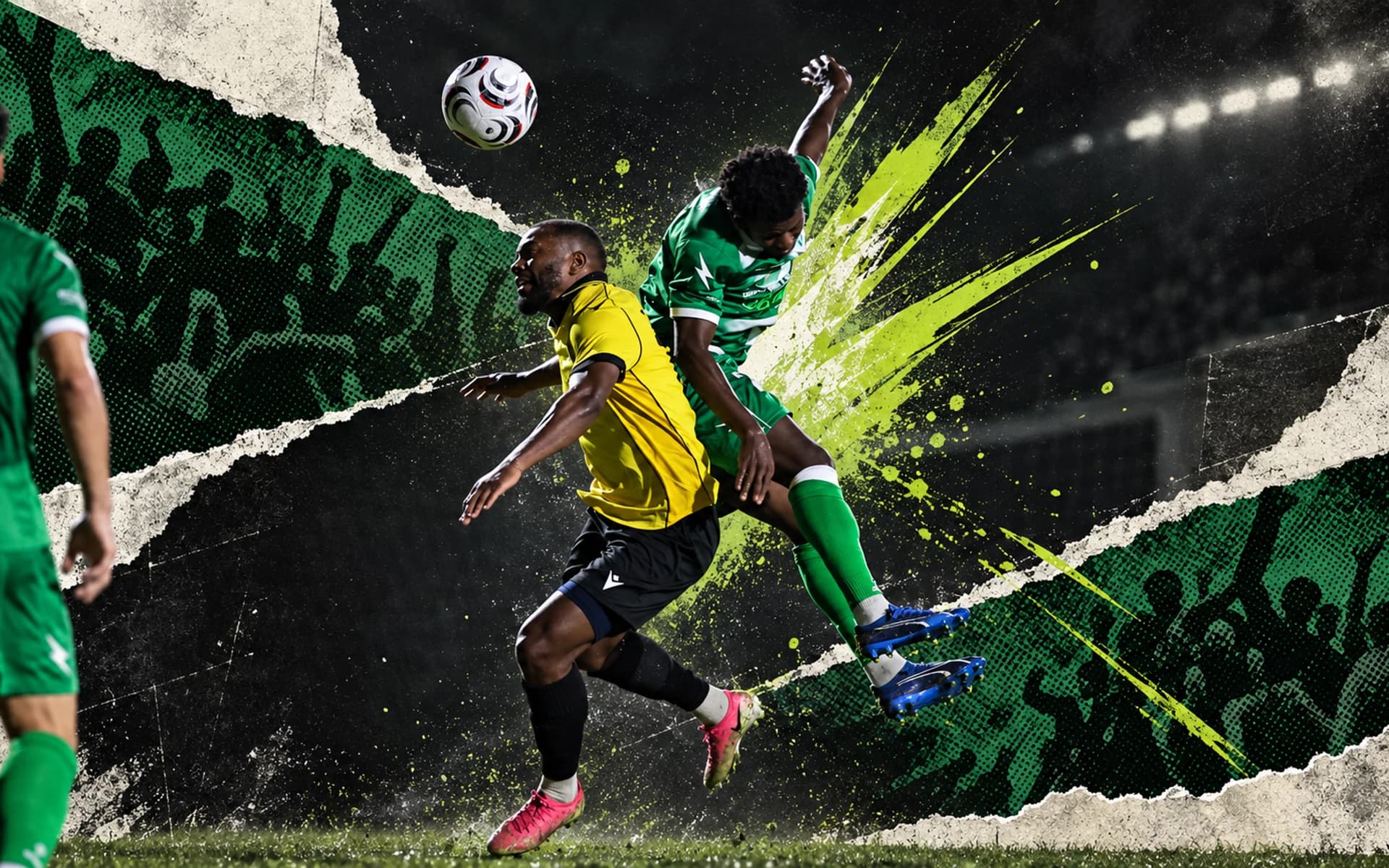 Benson Anang in the Match 19 collection