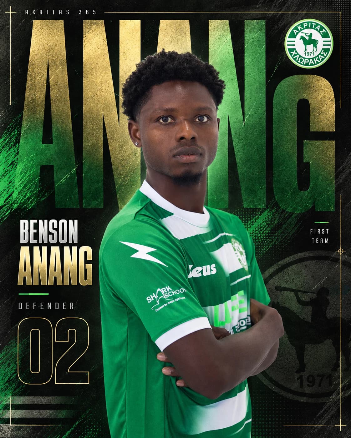 Benson Anang official player card 1