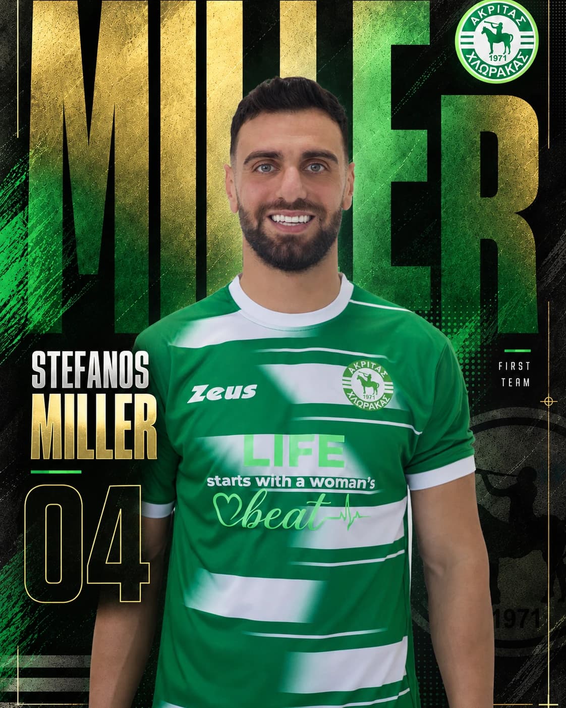Stefanos Miller official player card 2