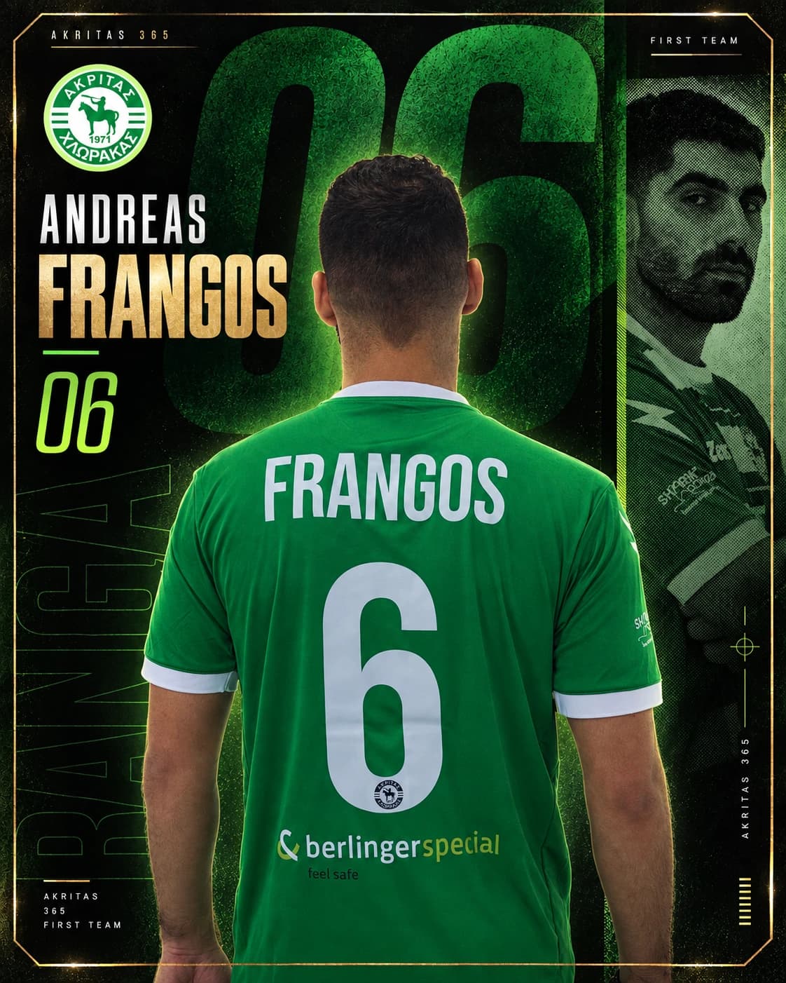 Andreas Frangos official player card 3