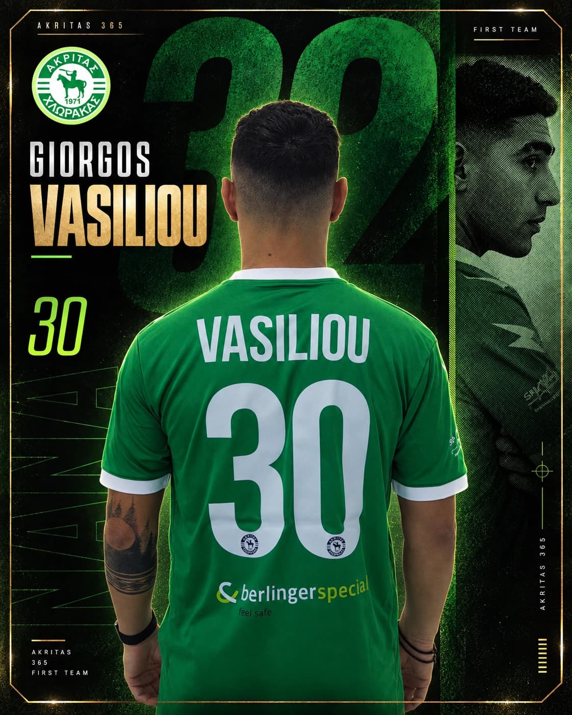 Giorgos Vasiliou official player card 3