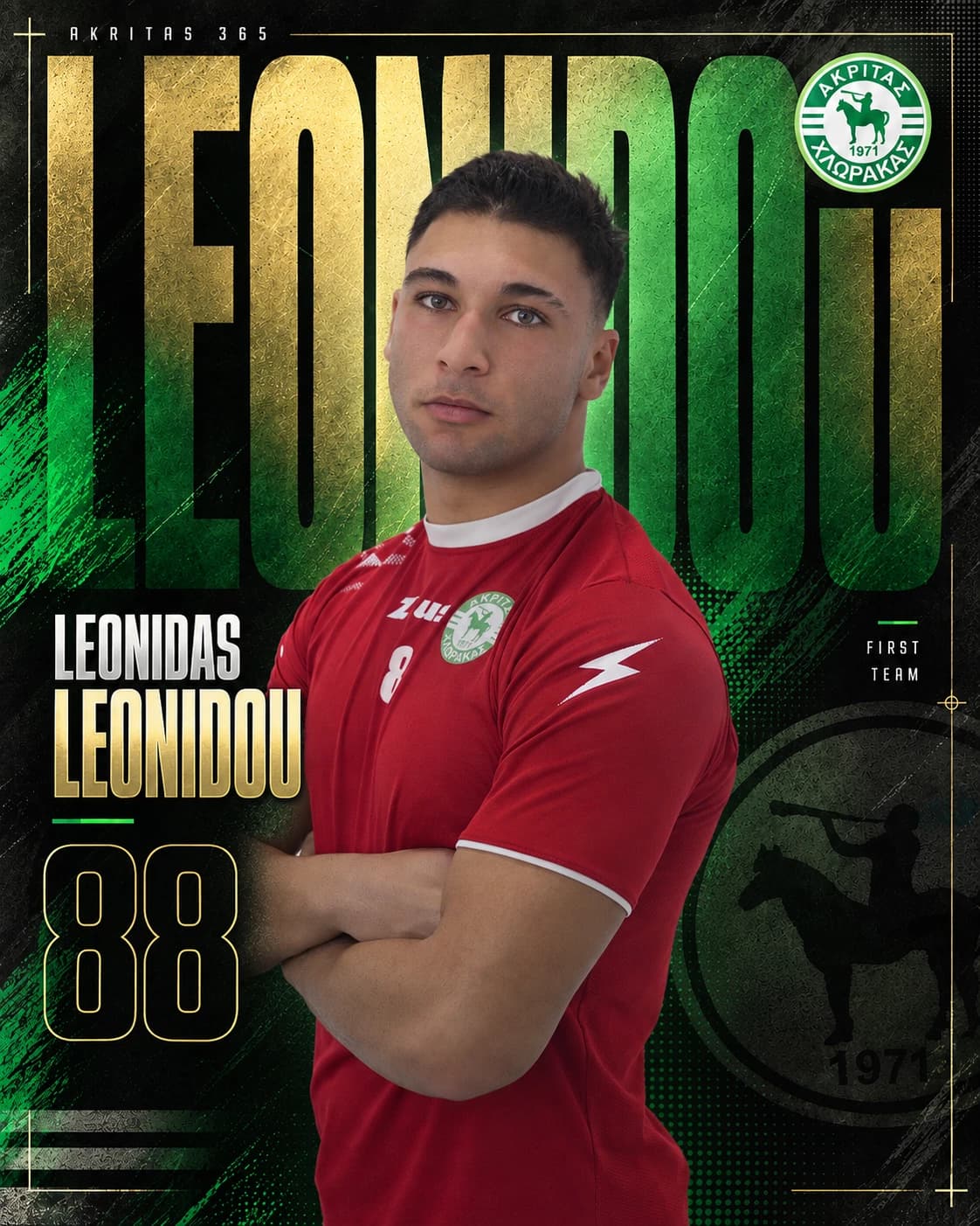Leonidas Leonidou official player card 1