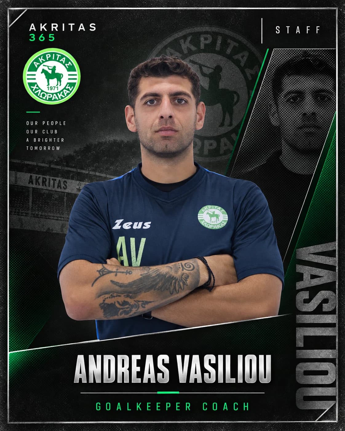 Andreas Vasiliou official staff card 1