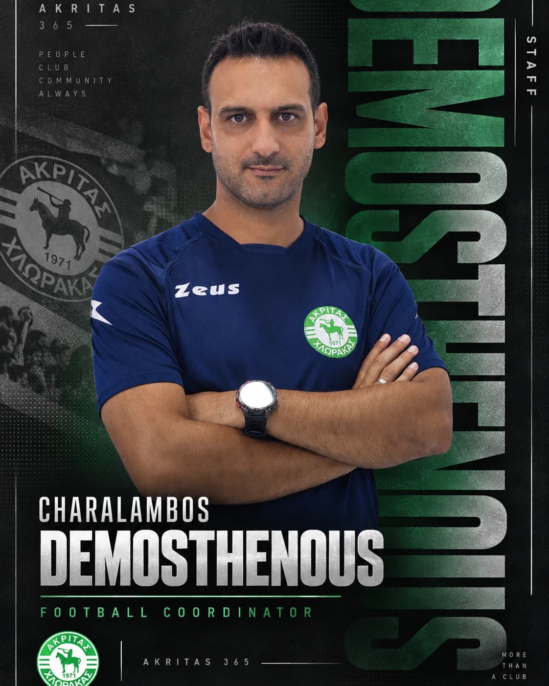 Charalambos Demosthenous, Football Coordinator, Akritas Chlorakas FC