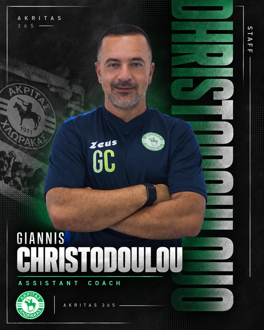 Giannis Christodoulou official staff card 2