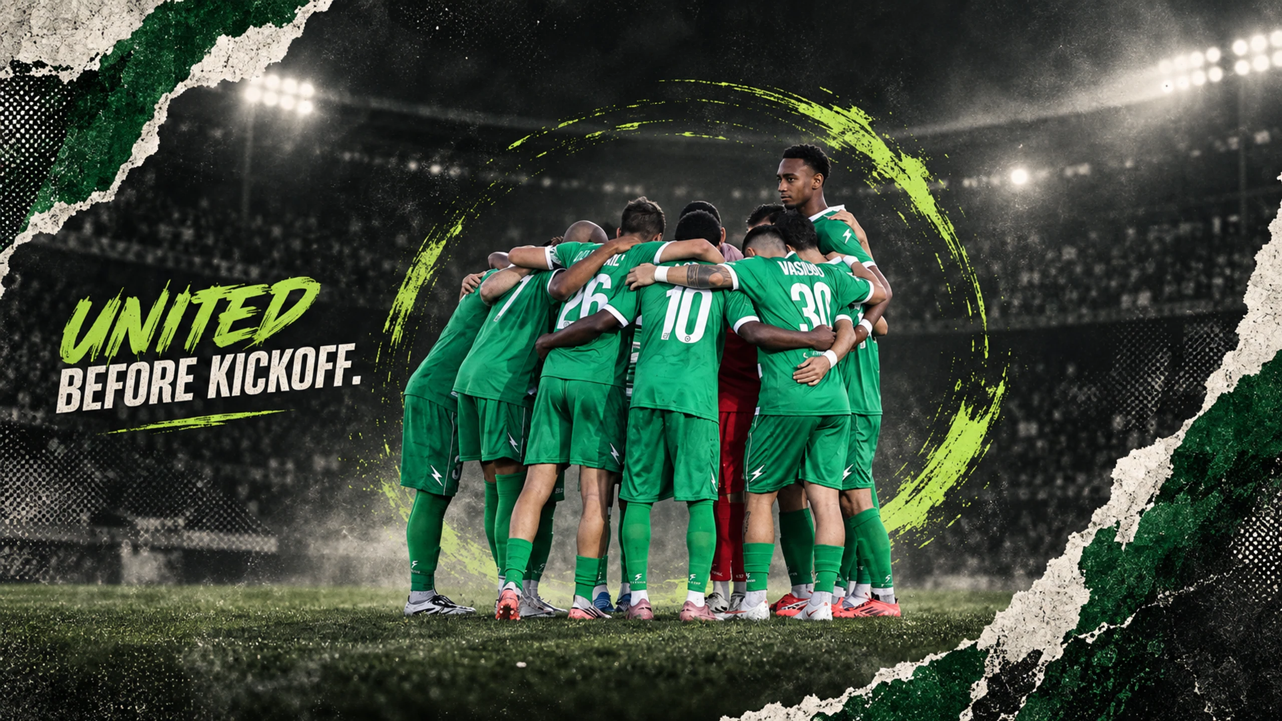 Akritas team and supporters in Match 19 campaign artwork